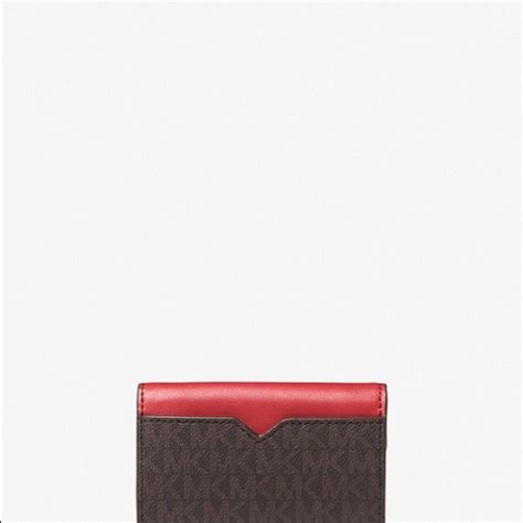 michael kors small logo and leather 3-in-1 card case|Small Logo and Leather 3.